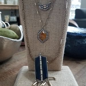 Grand Cabaret Three Row Convertible Necklace